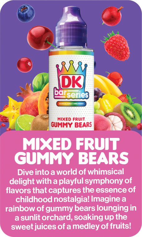 MIXED FRUIT GUMMY BEARS